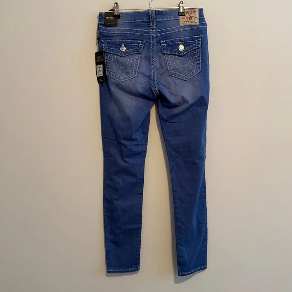 NWT True Religion Jennie Mid Rise Jeans - Picture 3 of 8
